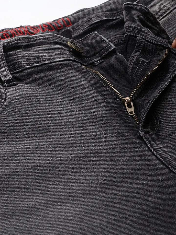 Men Light Fade Stretchable Jeans