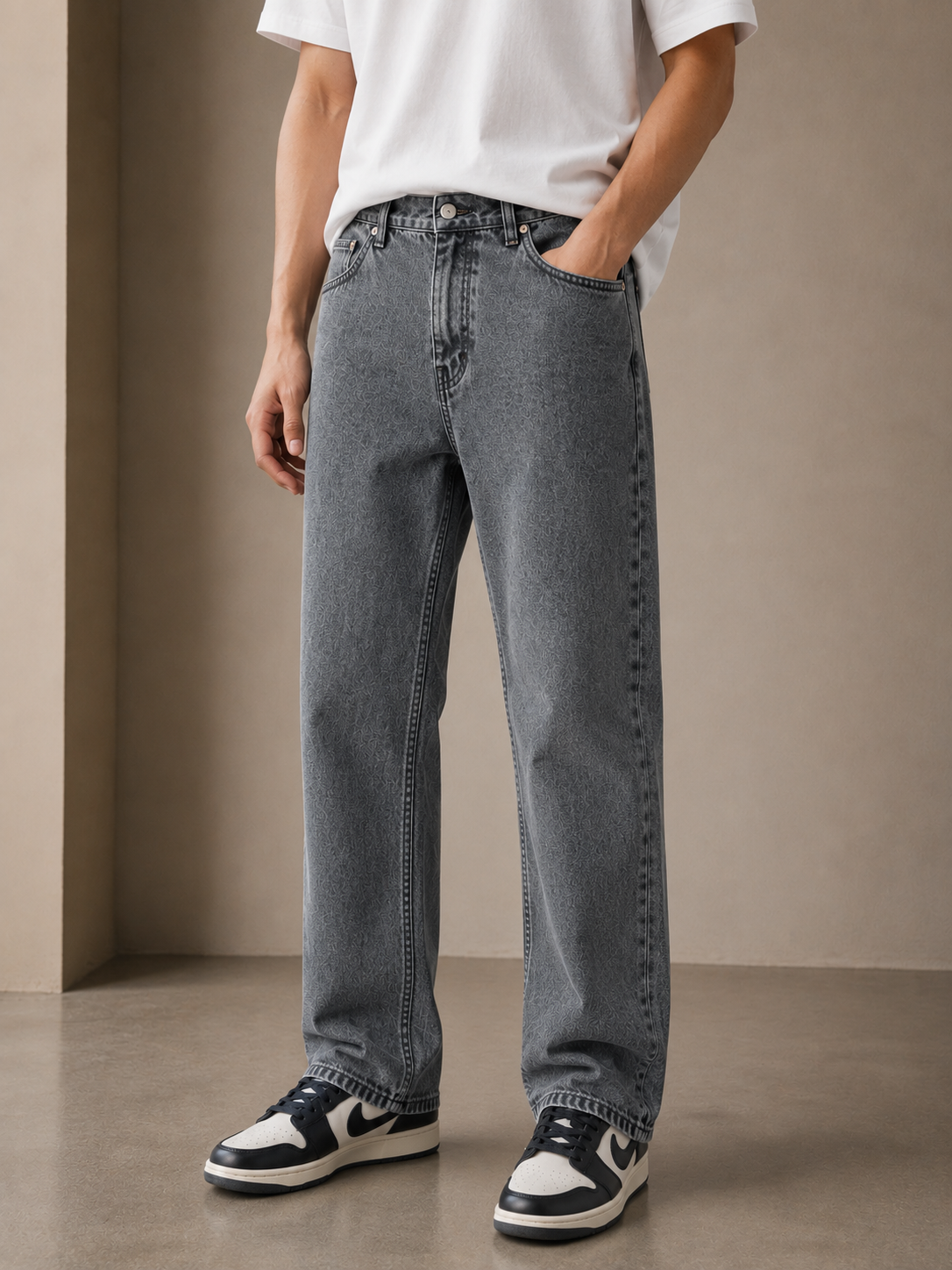 Relaxed Straight-Fit Denim