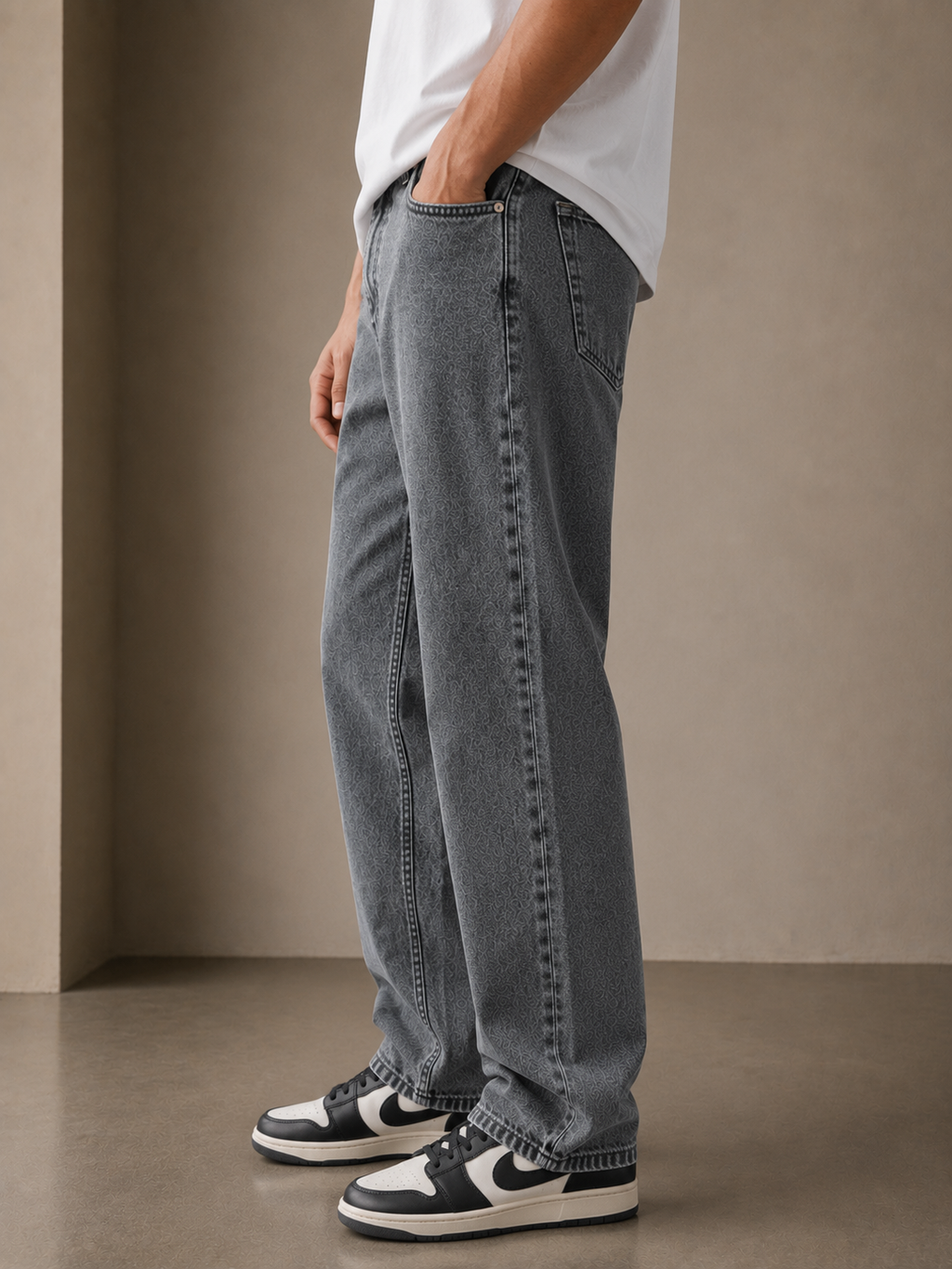 Relaxed Straight-Fit Denim