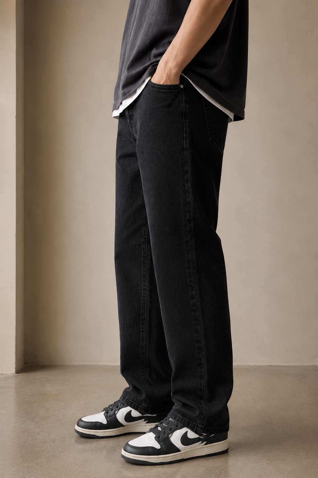 Relaxed Straight-Fit Denim